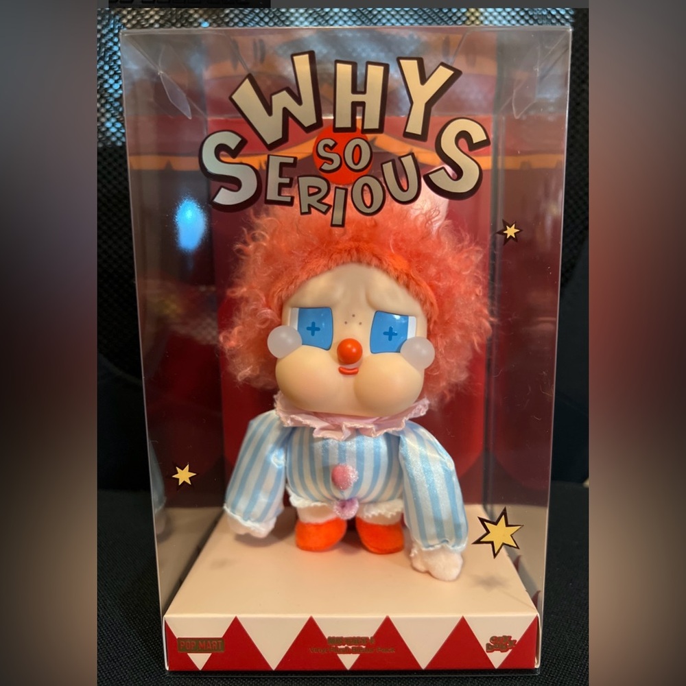 Exclusive Pop Mart Why So Serious Crybaby Plush Doll-Limited Edition